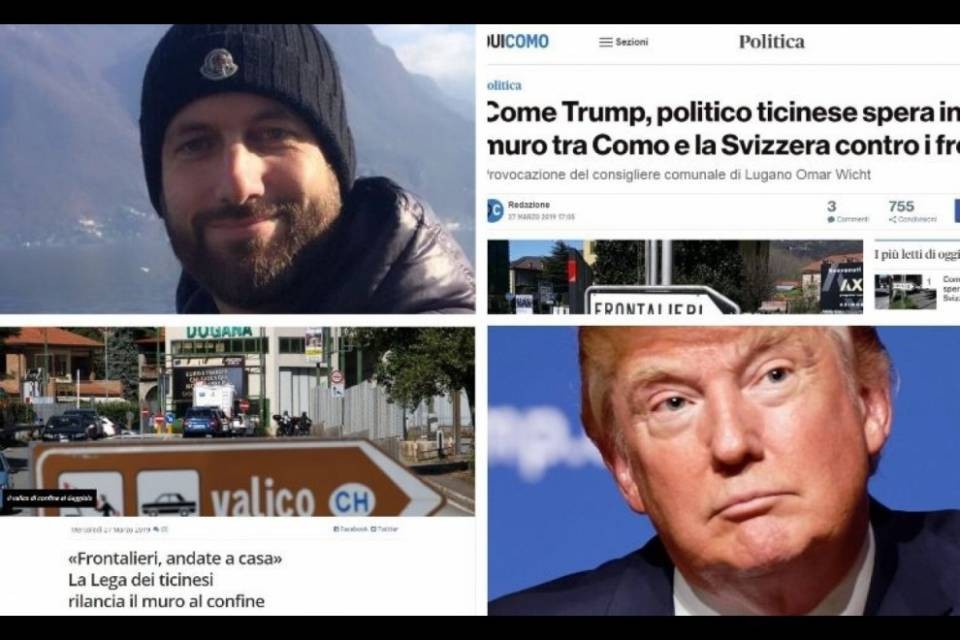 "Omar Wicht come Donald Trump"