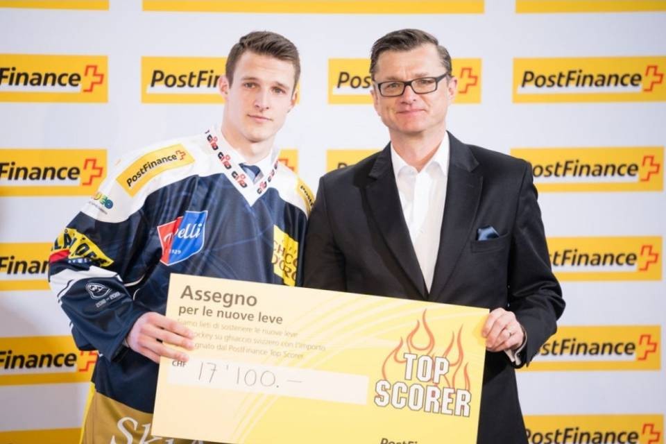 Top Scorer PostFinance, incoronato Dominik Kubalik