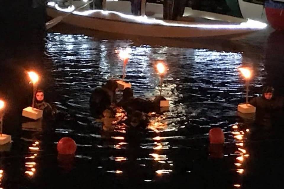 Presepe subacqueo: Gesù bambino è arrivato a Lugano