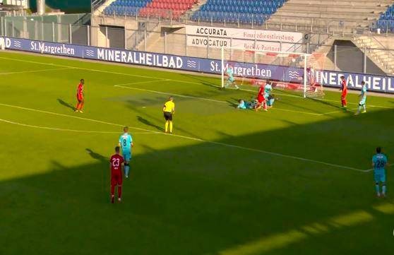 Cicek ha appena battuto Faivre con una conclusione ravvicinata per l’1-0 al 48’.