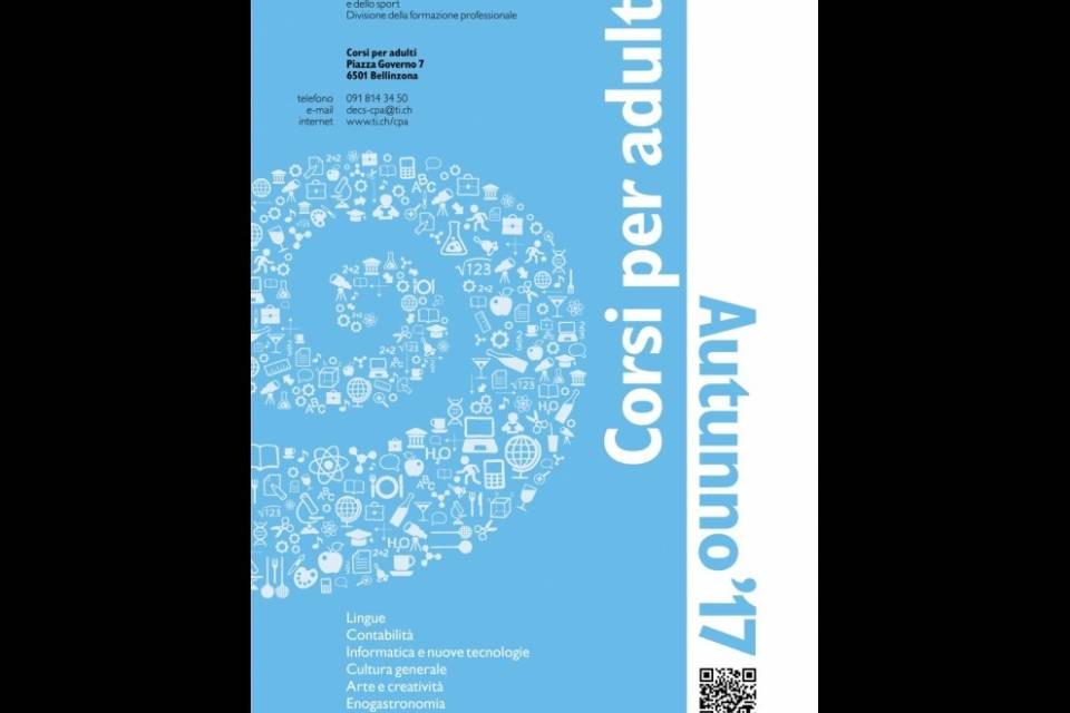 Corsi per adulti, ecco il programma autunnale