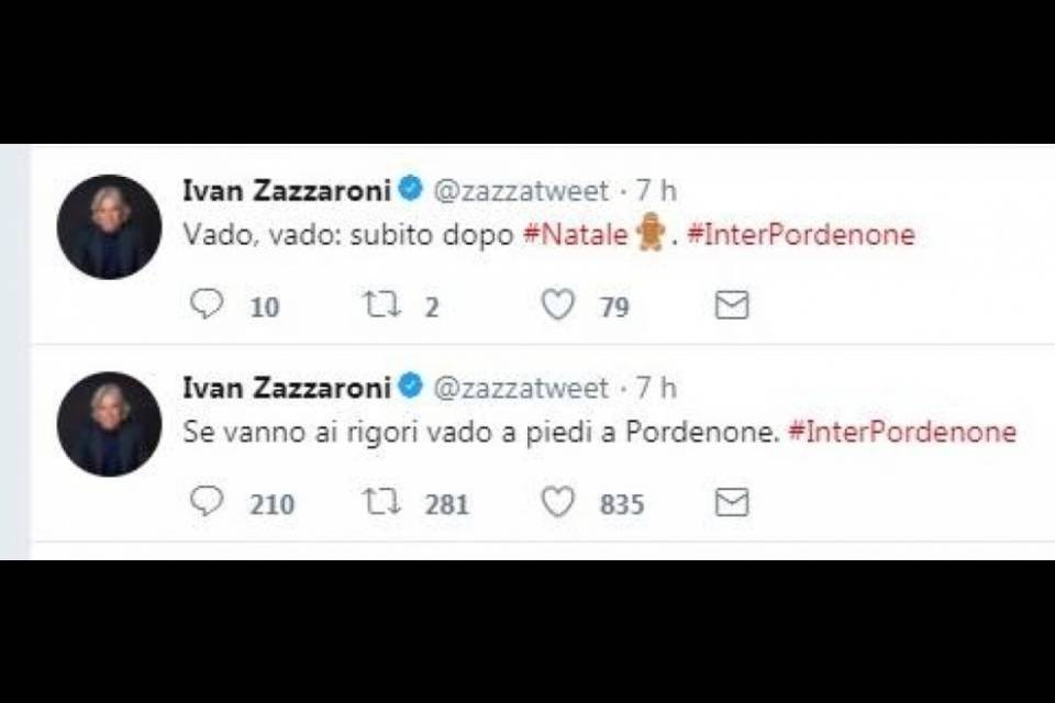 "Se vanno ai rigori vado a piedi a Pordenone". E poi...