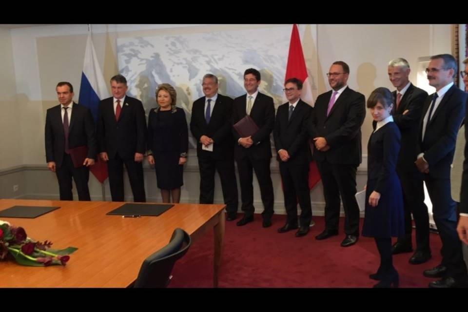 Accordo di cooperazione tra Ticino e Krasnodar