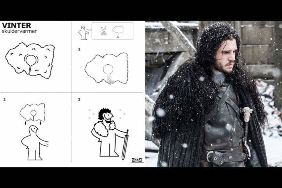 Volete vestirvi come Jon Snow? Ecco come fare