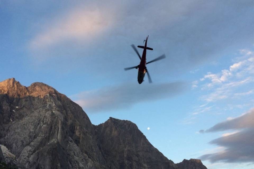 L'elicottero non può partire: alpinista muore sul Badile
