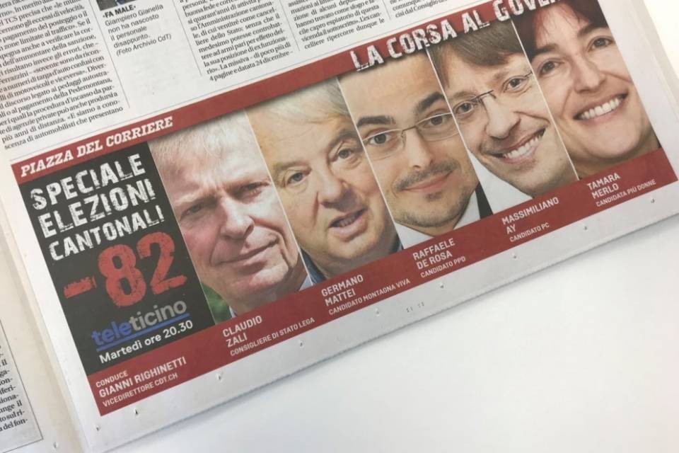 Claudio Zali a Piazza del Corriere