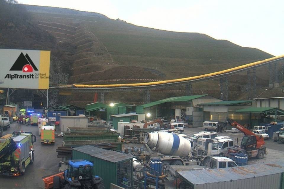 Infortunio nel cantiere AlpTransit