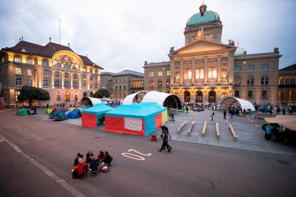 Foto Klimastreik Switzerland
