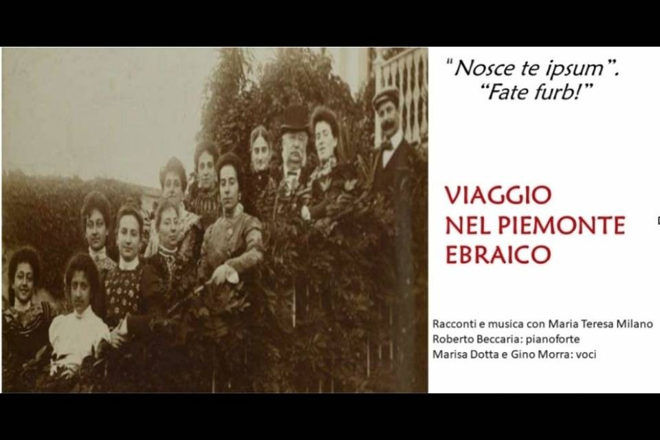 Viaggio nel Piemonte ebraico. Spettacolo di racconti e musica
