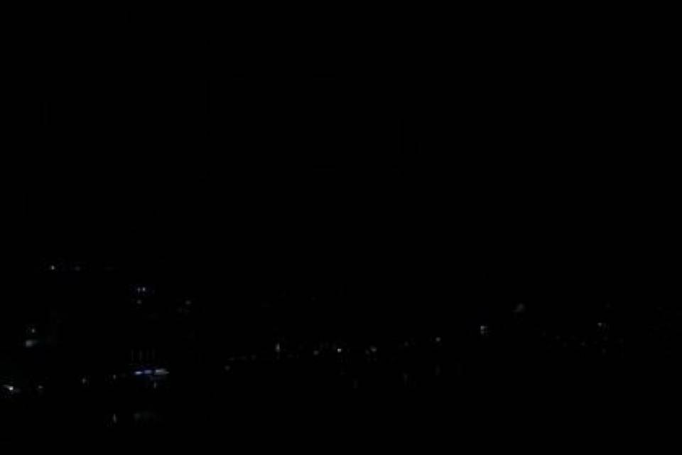 Black out ad Ascona: "Uno spettacolo quasi surreale"