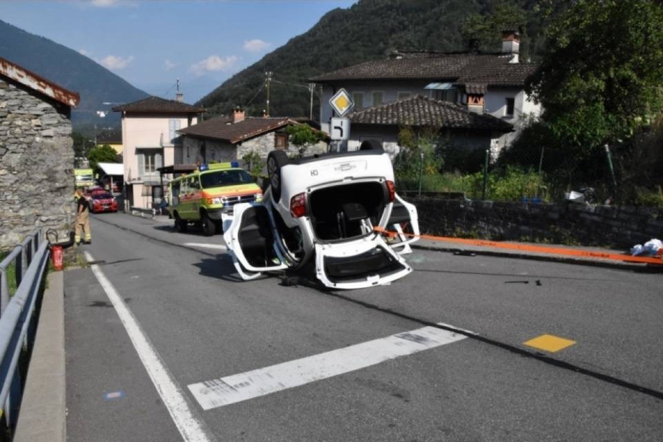Intragna, migliorano le condizioni del 72enne