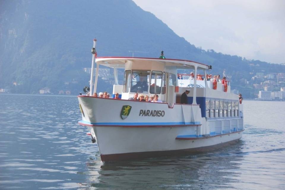 Il battello per frontalieri va... a gonfie vele