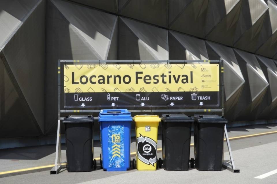 Anche a Locarno Film Festival si fa la raccolta differenziata