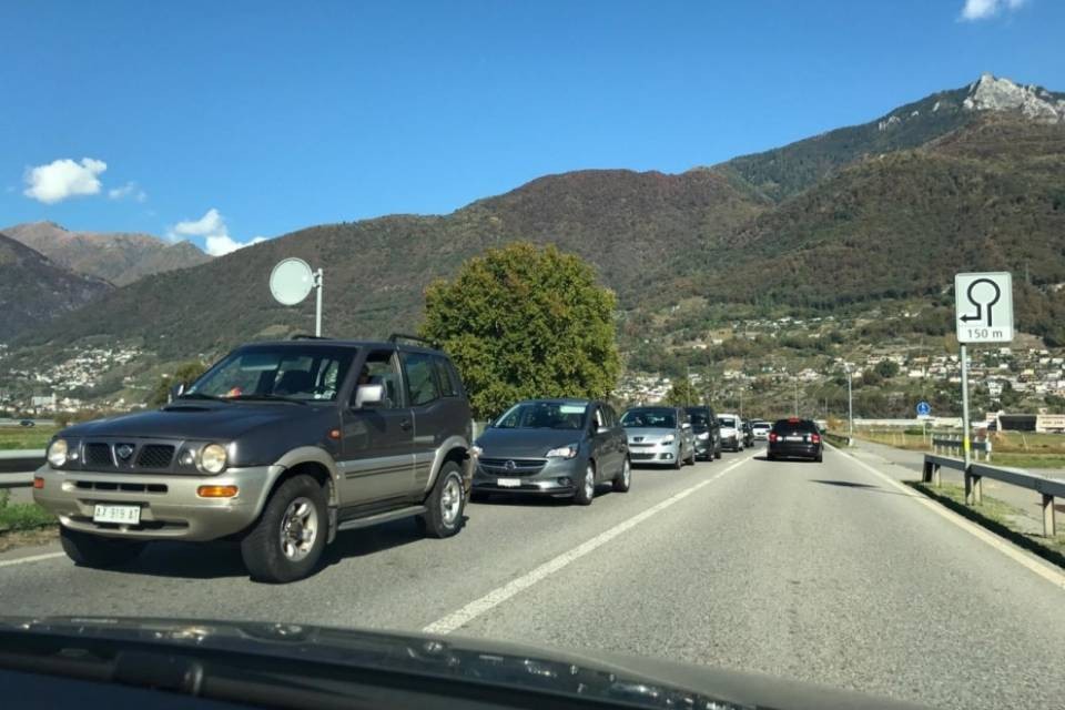 Magadino, incidente della circolazione sulla Cantonale