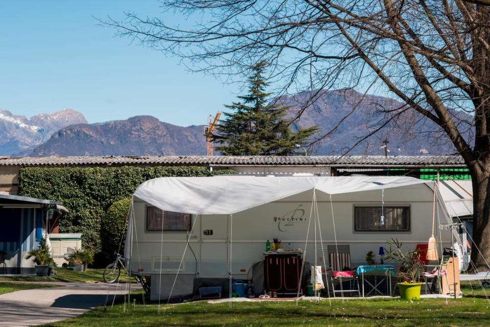 Muzzano, 26 marzo 2019 - Servizio sui campeggi in inverno - campeggio TCS - camping - camper (FOTO CHIARA ZOCCHETTI)