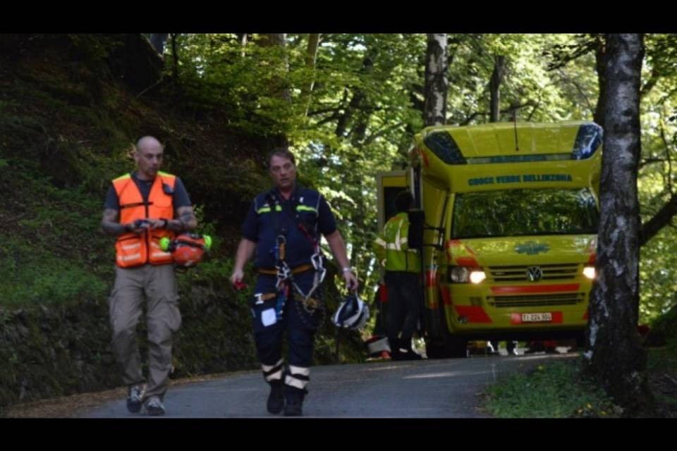 Incidente ad Arbedo-Castione per uno scooterista
