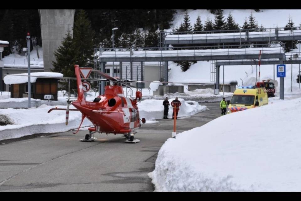 Scontro nel San Bernardino, 3 feriti