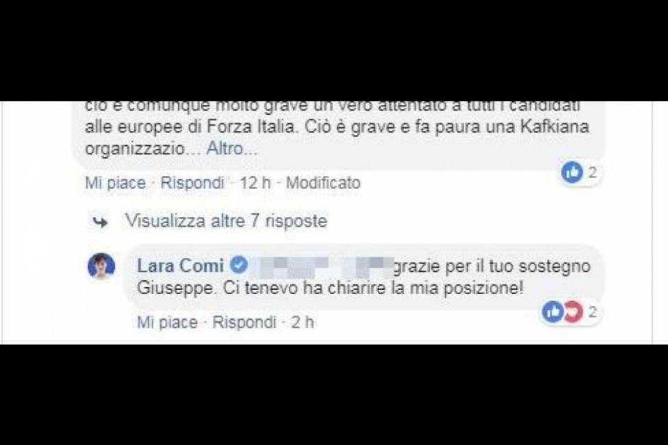 Lo strafalcione di Lara Comi: "Ci tenevo ha chiarire..."
