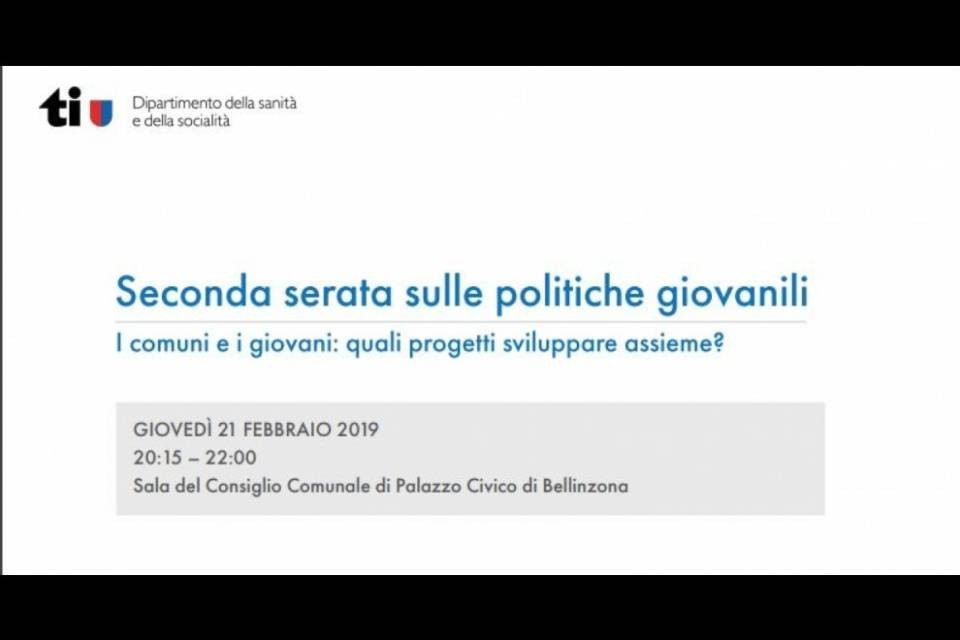 Seconda serata sulle politiche giovanili