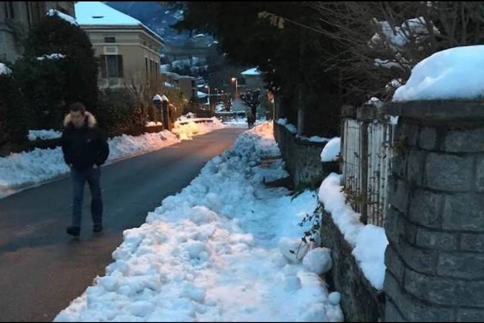 Neve a Bellinzona, Tuto Rossi polemizza col Municipio