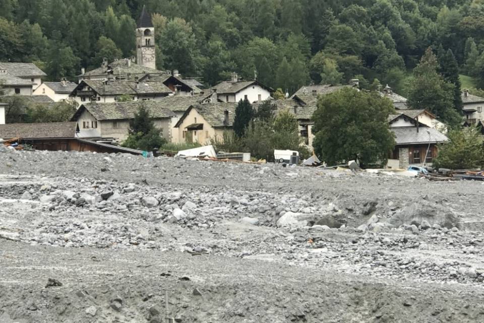 Altra grossa frana, ma nessuna conseguenza
