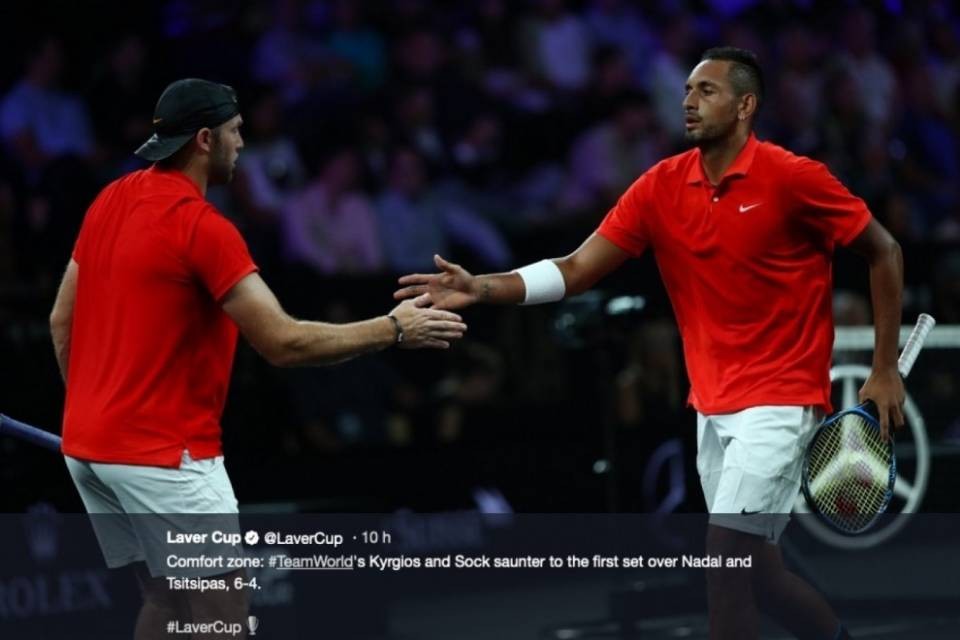 LaverCup, il resto del mondo supera Nadal e Tsitsipas