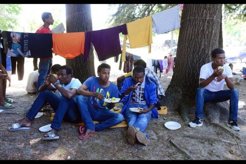 Como: i migranti non si muovono