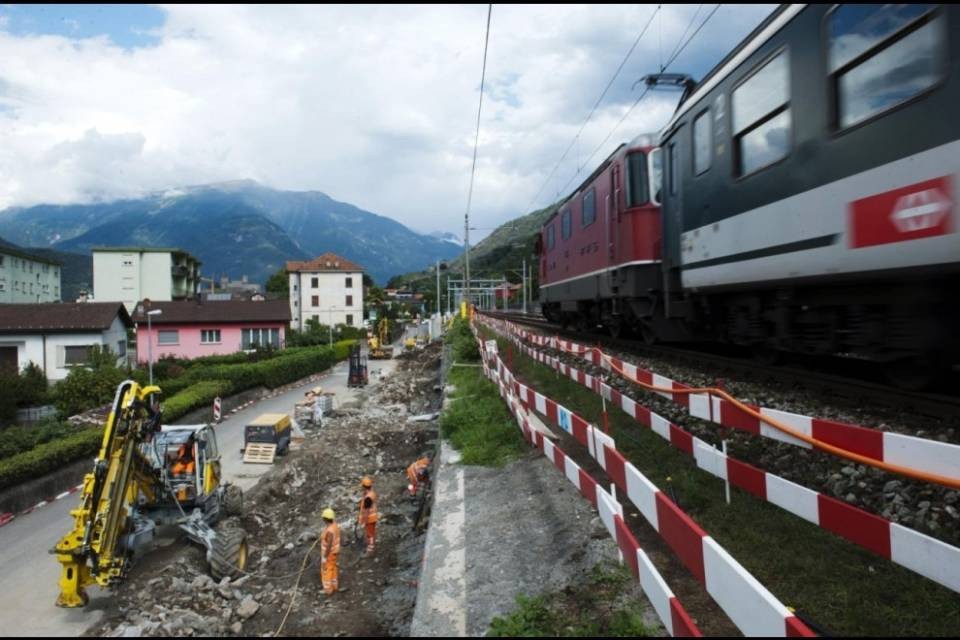 Bellinzona-Giubiasco: assegnati i lavori per il terzo binario