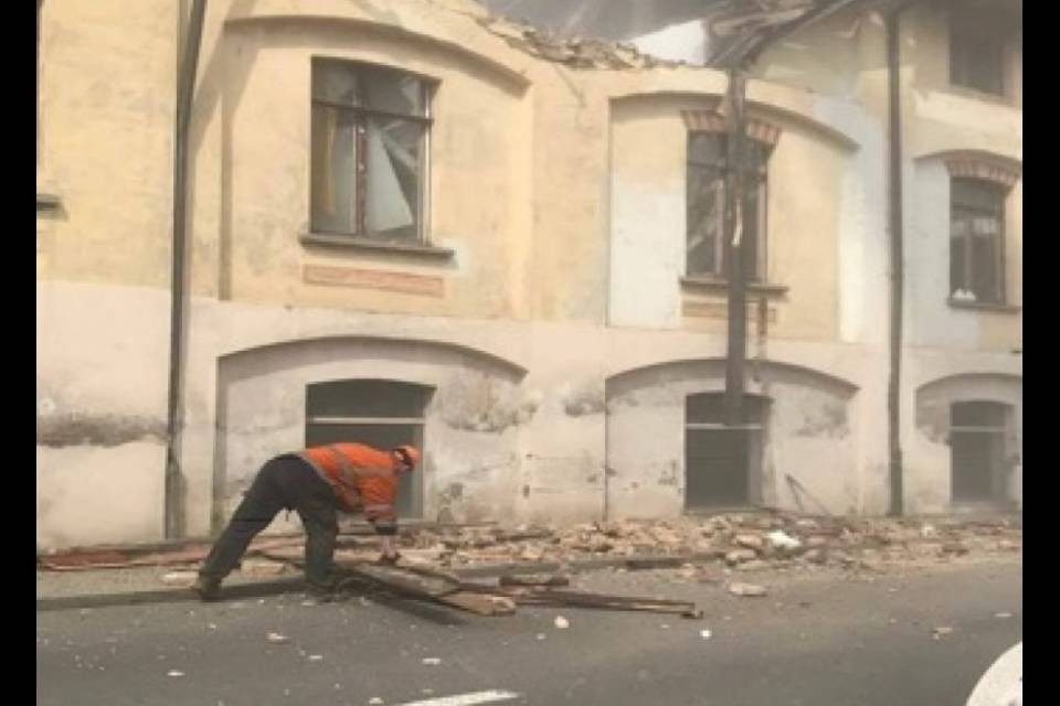 Il crollo in via Ceresio è stato "imprevisto"