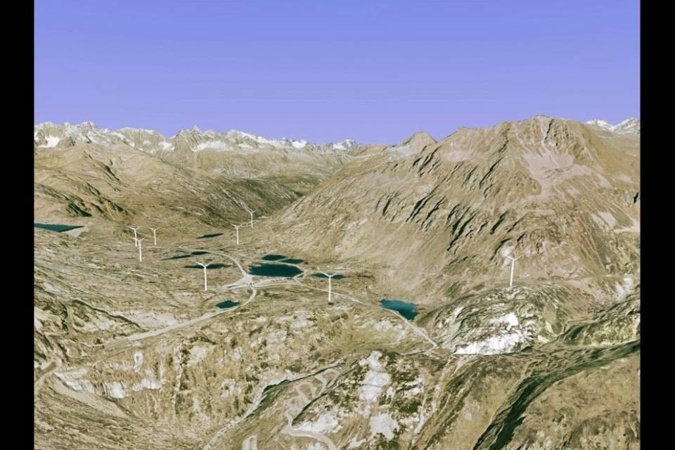 Parco eolico sul San Gottardo: c'è la licenza edilizia