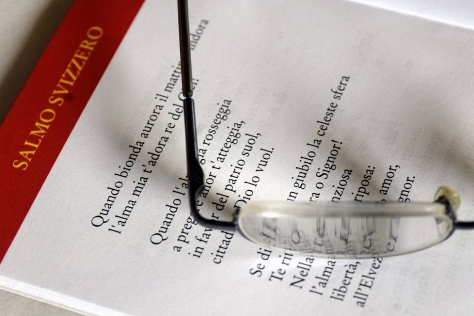 Salmo svizzero nella Legge? "Non è necessario"