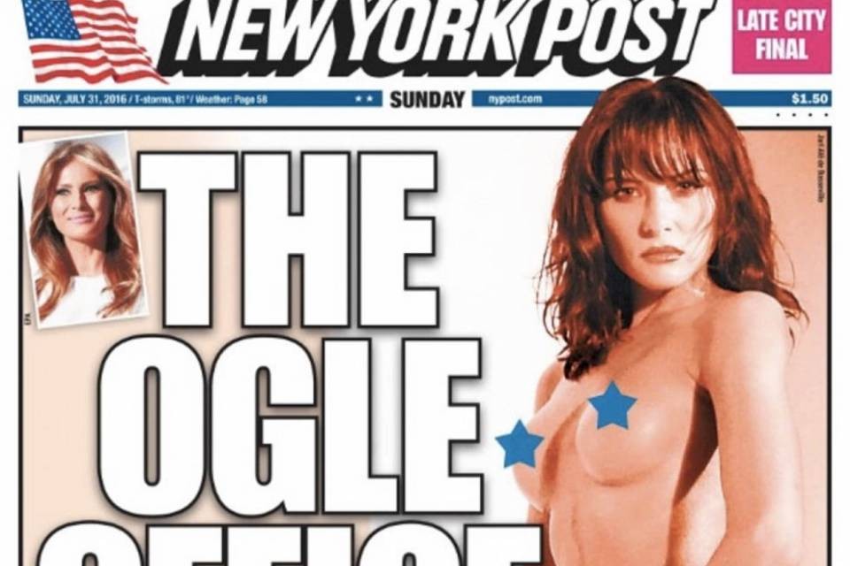 Melania Trump senza veli sul NY Post