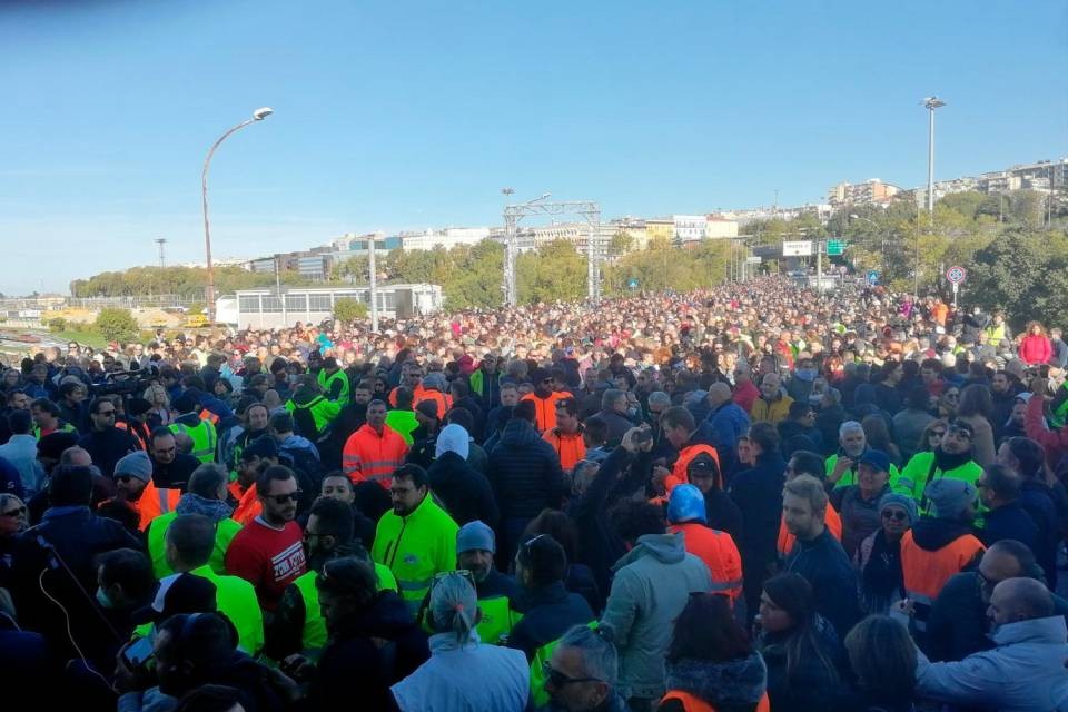 Trieste. Immagine Twitter