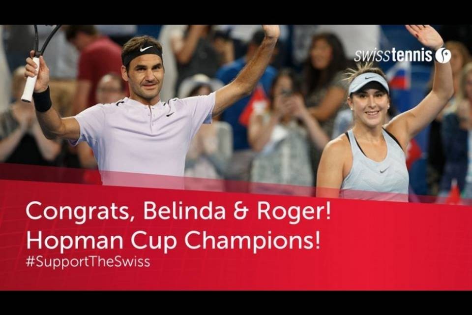 Roger e Belinda regalano la Hopman Cup alla Svizzera!