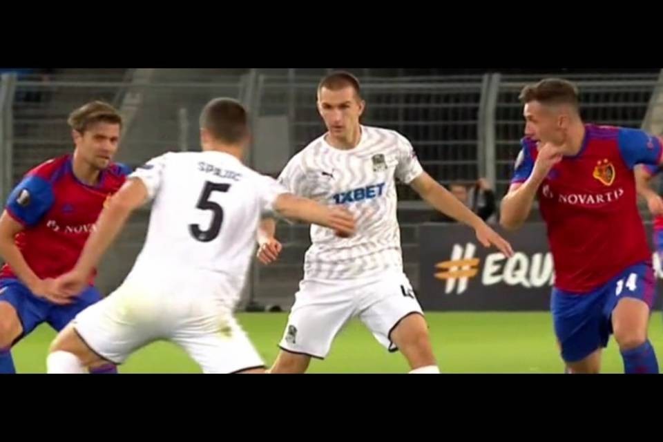 Manita del Basilea al Krasnodar: Bua in evidenza