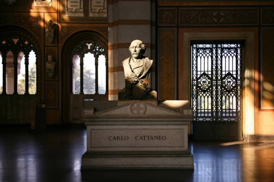 "Il ritorno di Carlo Cattaneo", opera celebrativa del grande scrittore italiano
