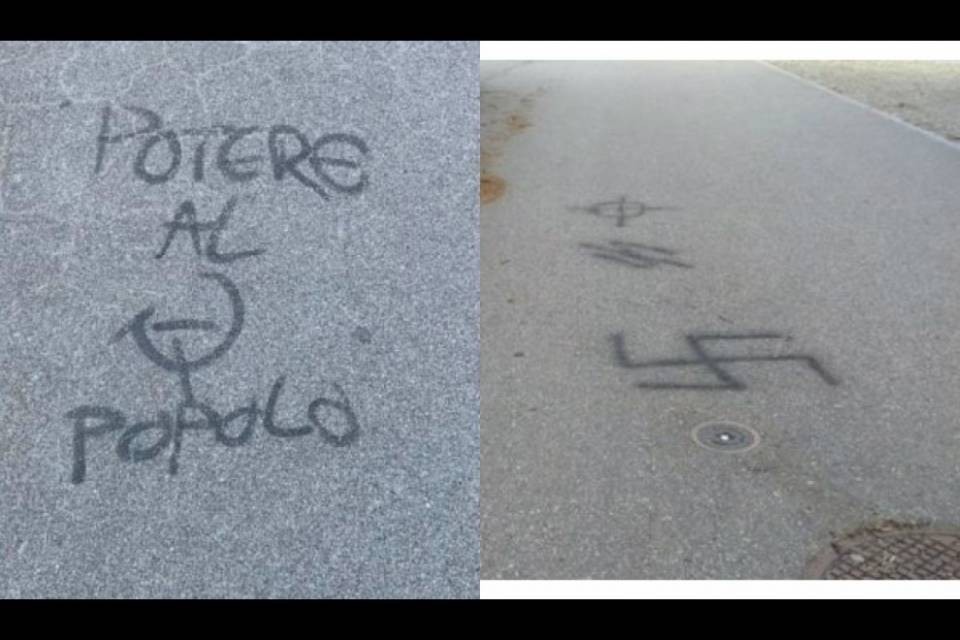 Le scritte di Massagno non sono la stessa cosa. Ma gli estremismi fanno schifo