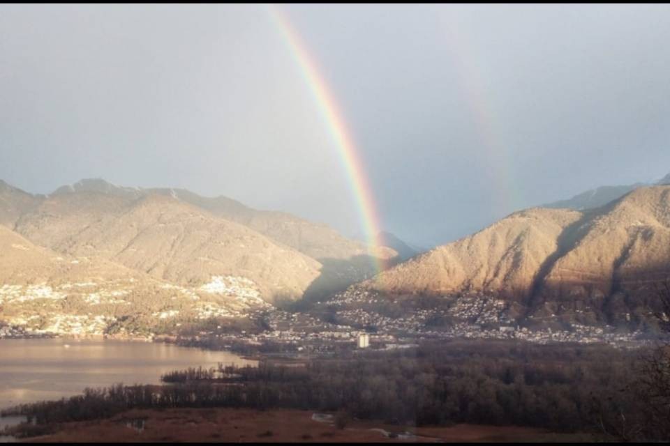 Spettacolo di colori nei cieli ticinesi
