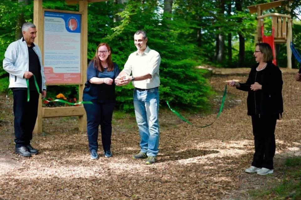 Monte Generoso, inaugurato il nuovo parco giochi
