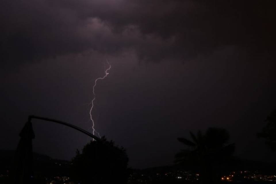 Violento temporale nella notte