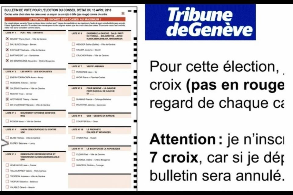 "Votate 3 PLR, 2 PS...": elezioni ginevrine a rischio