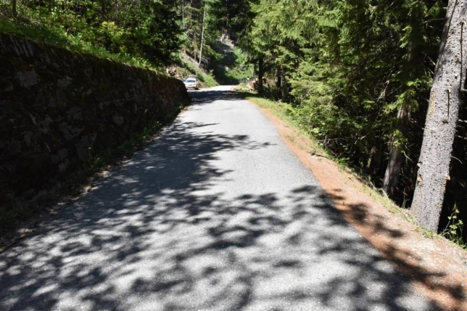 Ciclista cade dall'e-bike ferendosi alla testa