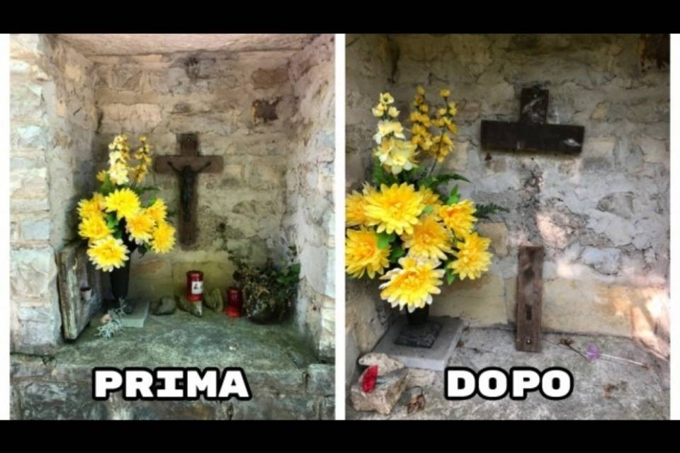 Meride: dopo la Madonna della "Guana", il crocifisso