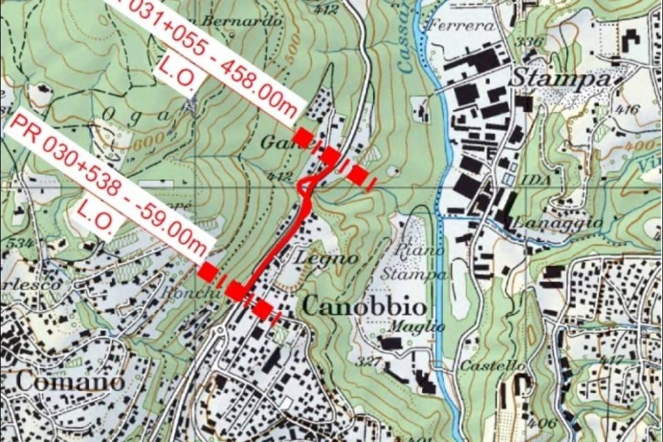 Canobbio, un anno di lavori per la pista ciclabile