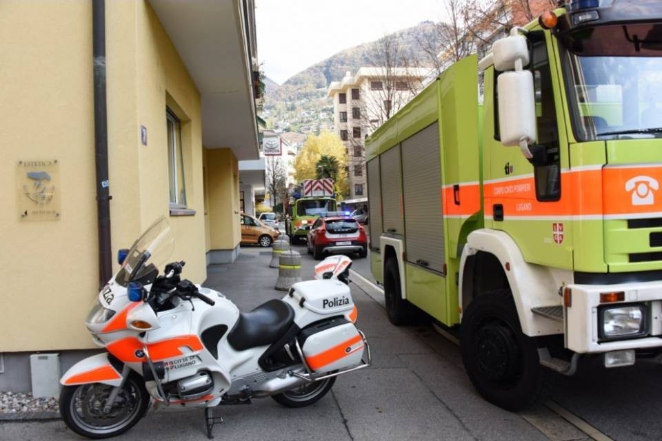 Principio di incendio a Viganello