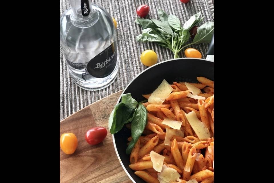 Pennette al Gin Bisbino