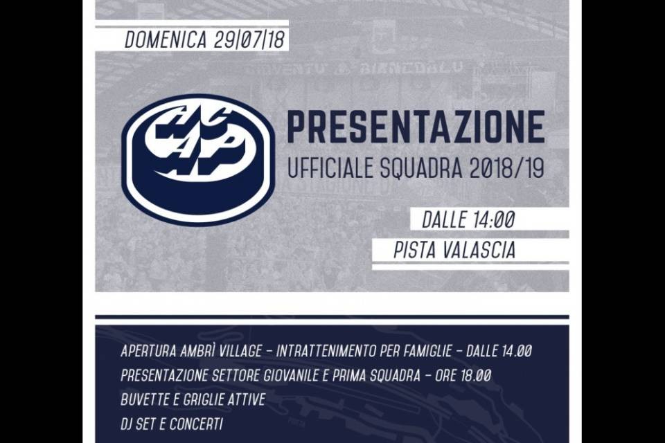 L'HCAP si presenta ai tifosi
