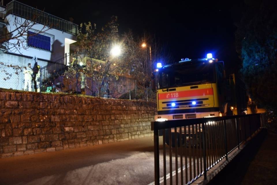 Incendio a Vacallo