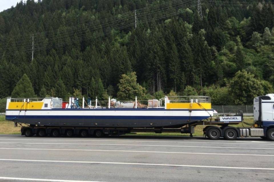 Il Katja Boat bloccato a Quinto