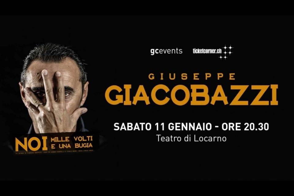 Giuseppe Giacobazzi: "Noi, mille volti e una bugia"